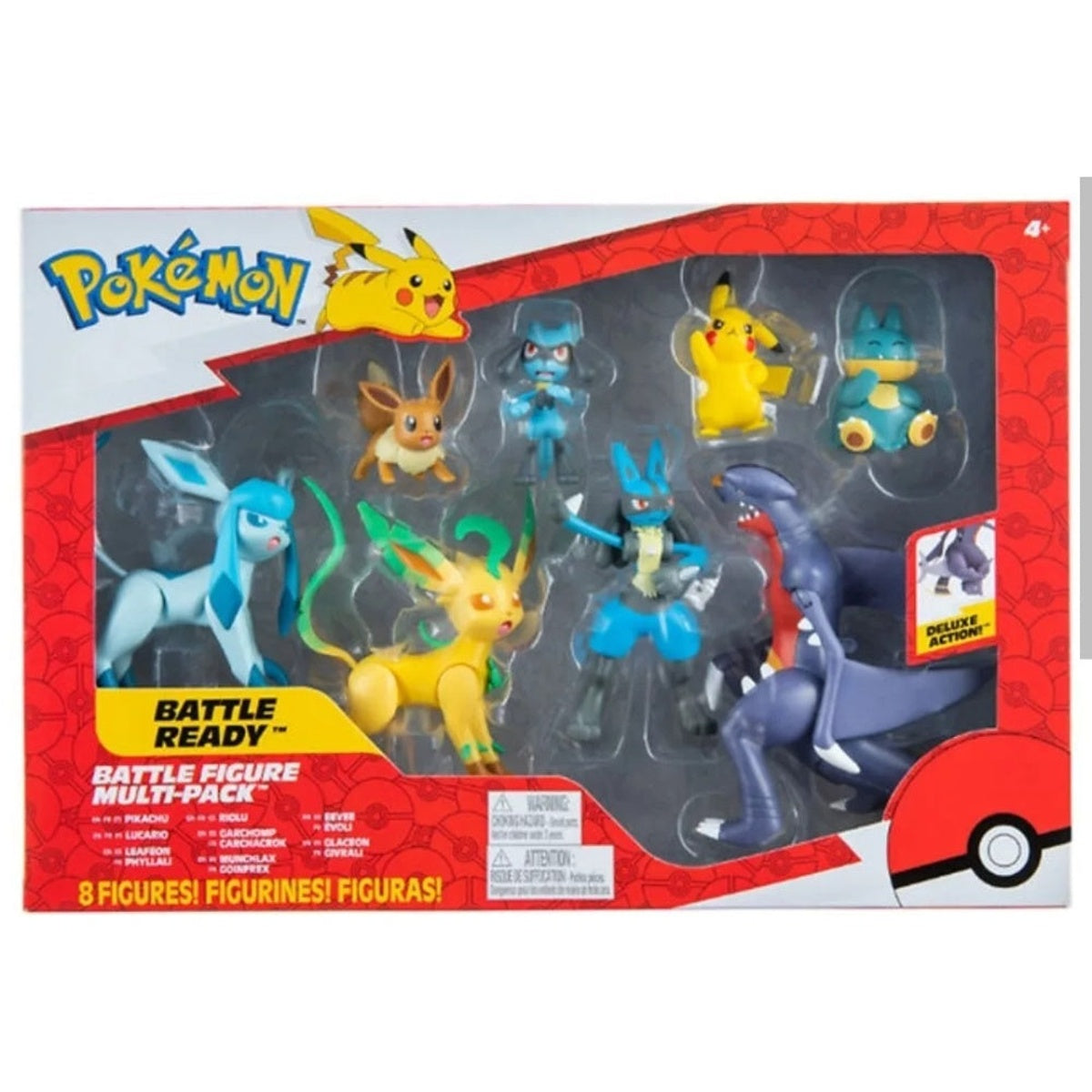 Pokémon Battle Ready, pack de 8 figuras
