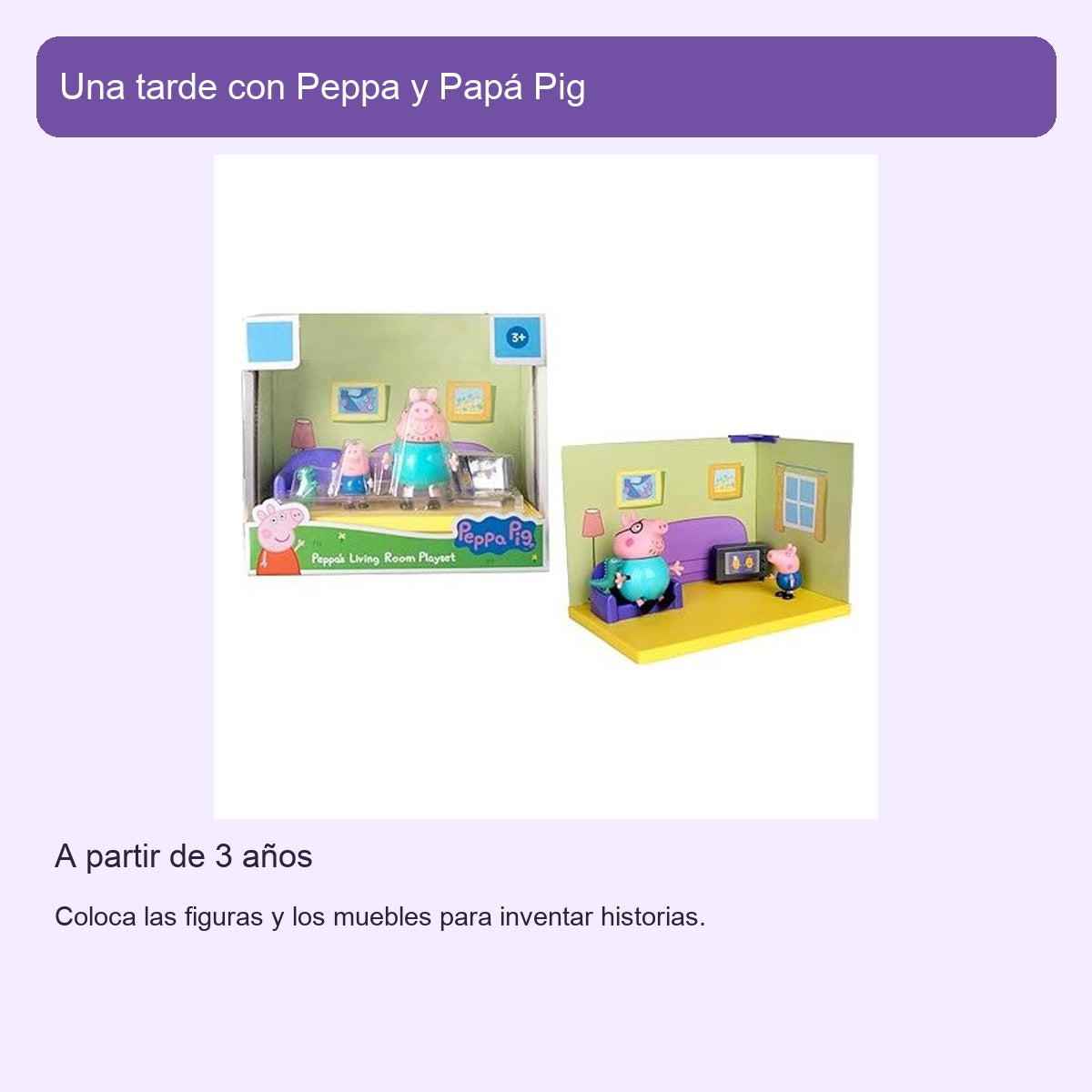 Peppa Pig: salón de Papá Pig
