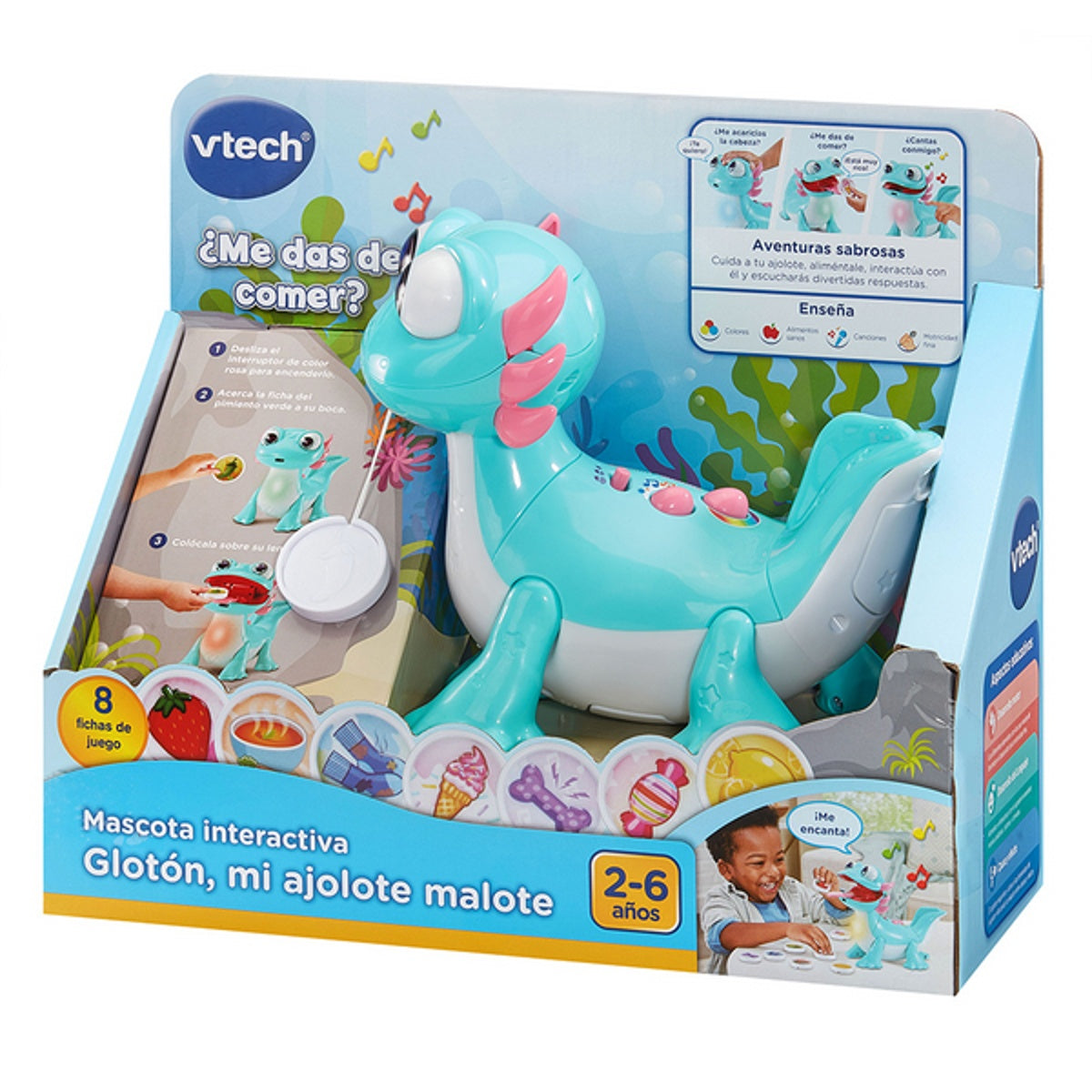 Glotón, mi ajolote malote interactivo VTech