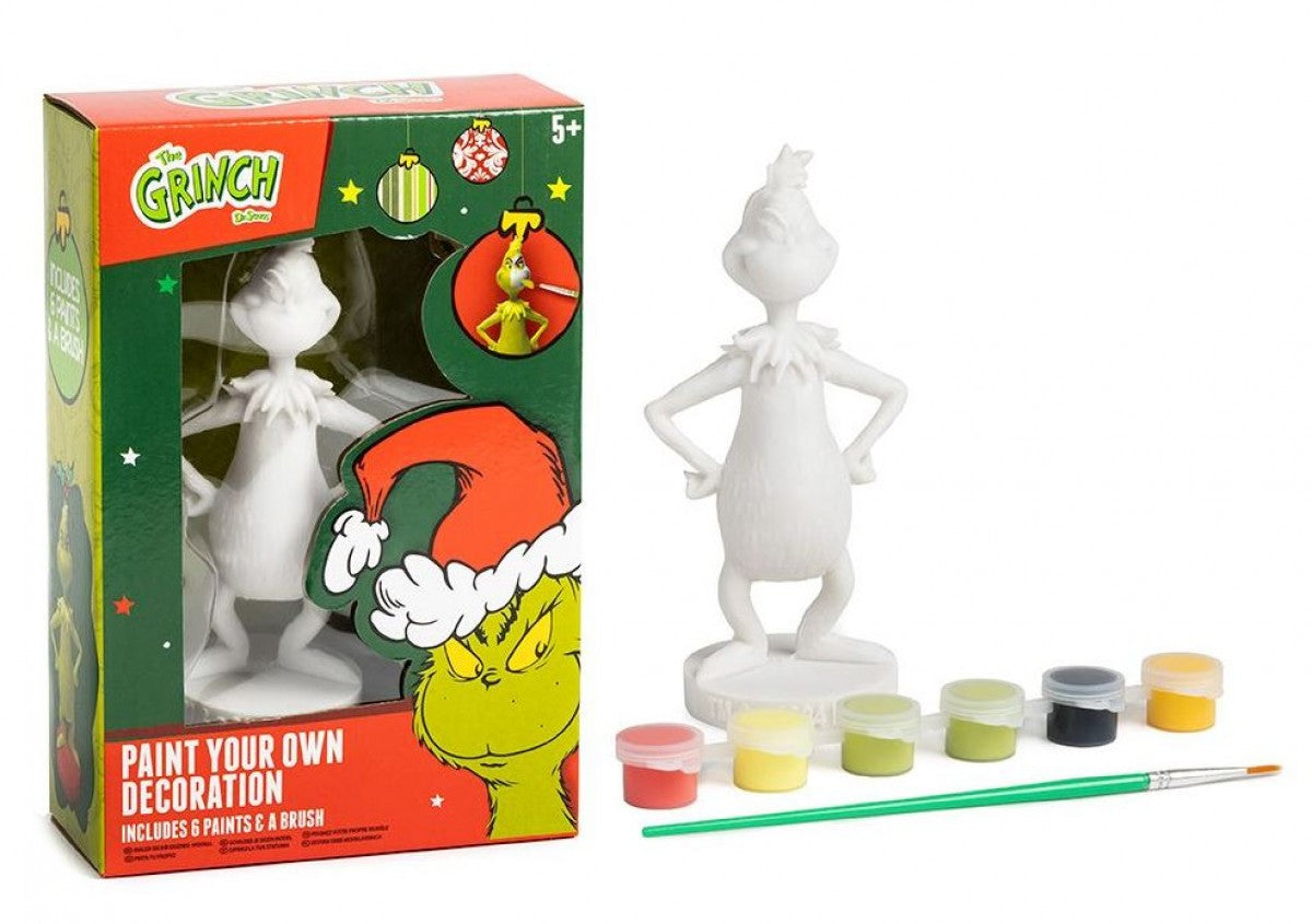 Decoraciones de Navidad para pintar El Grinch