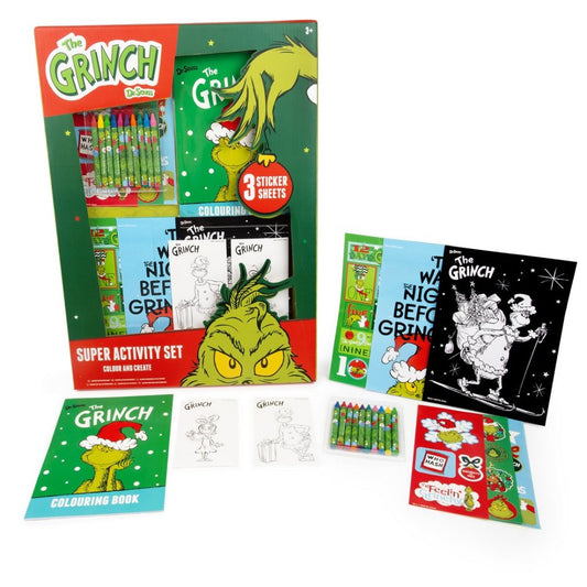 Súper set de actividades El Grinch: contenido del set