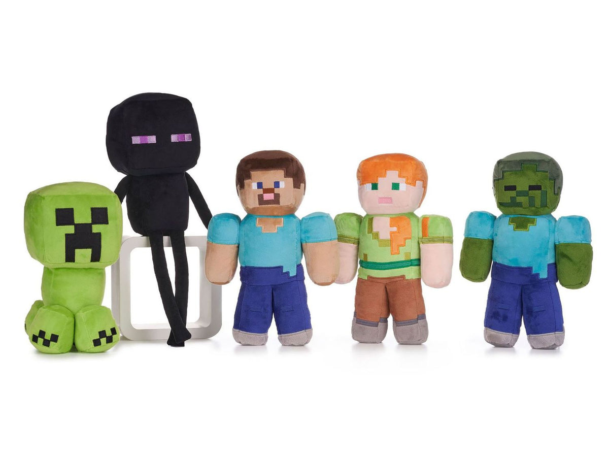 Peluche Minecraft serie 1 – 25–30 cm, 5 modelos