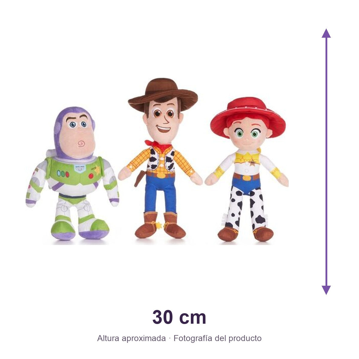 Peluche – altura aproximada 30 cm