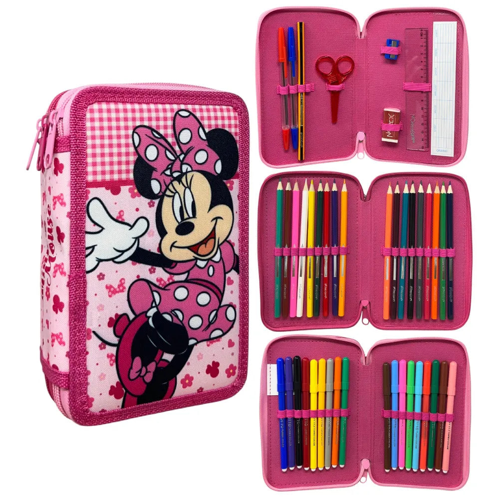 Estuche de 3 pisos Minnie