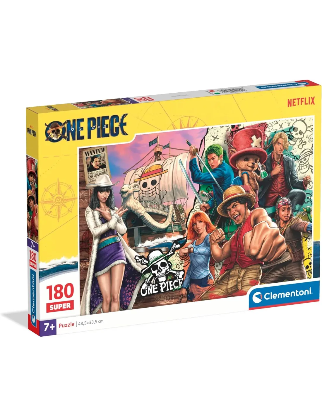 Puzzle One Piece Netflix 180 piezas · Clementoni 28104