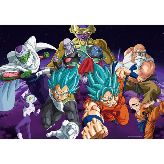 Diseño completo del puzzle Dragon Ball Super de 500 piezas