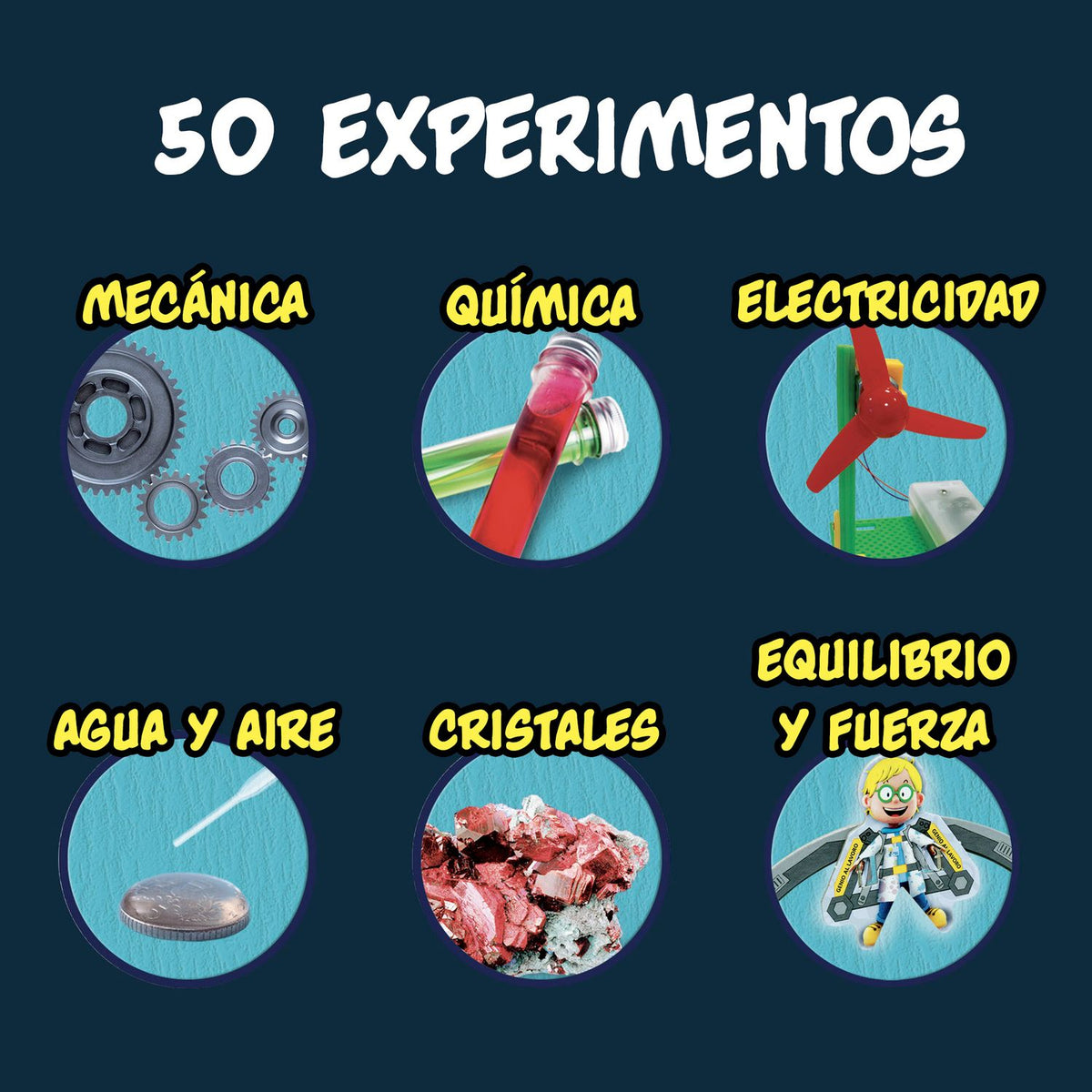 Pequeño Genio – Laboratorio de ciencias – vista y contenido