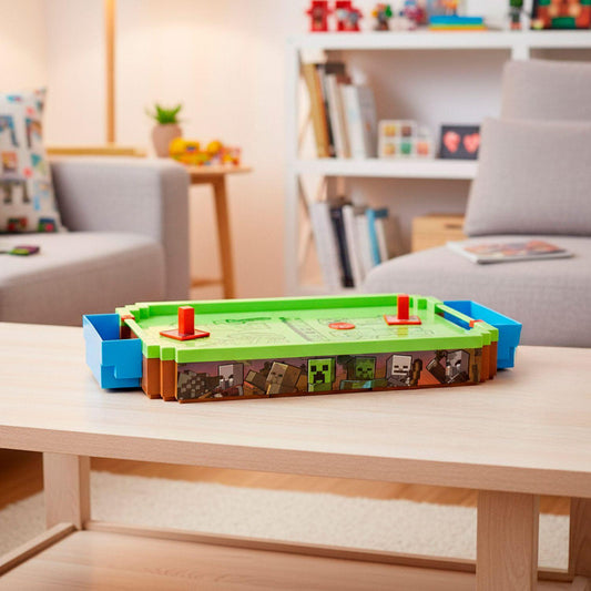 Minecraft Overworld — Air Hockey electrónico grande