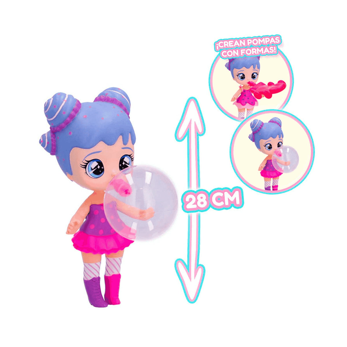 Bubiloons BubiGirls Amy — muñeca con globos y accesorios