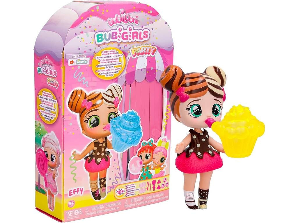 Bubiloons BubiGirls Effy — muñeca con globos y accesorios
