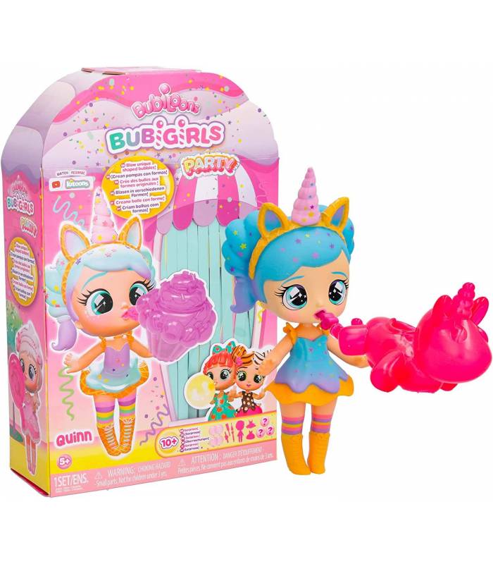 Bubiloons Bubigirls Quinn – muñeca con accesorios
