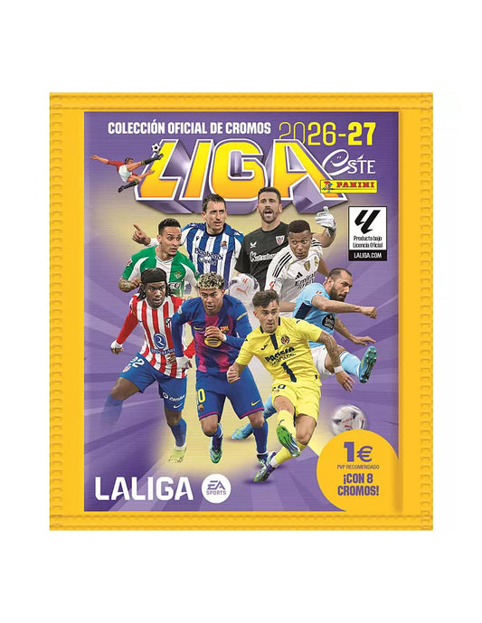 Panini Liga Este 2026/27 — pack de 5 sobres cerrados