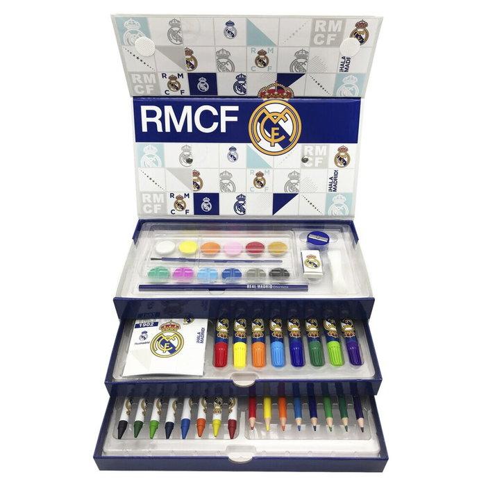 Maletín de actividades Real Madrid — interior y material incluido