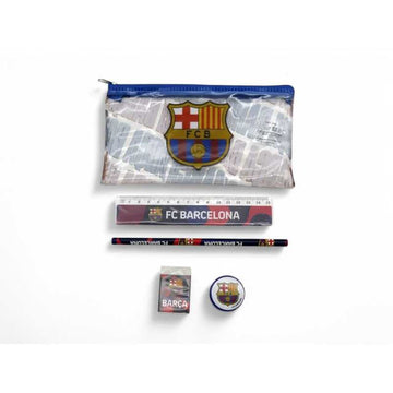 Estuche con material escolar FC Barcelona