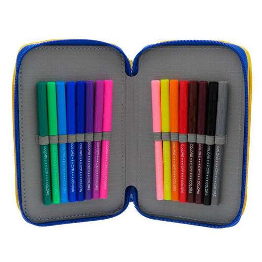 Estuche de 3 pisos con material Pokémon — vista adicional