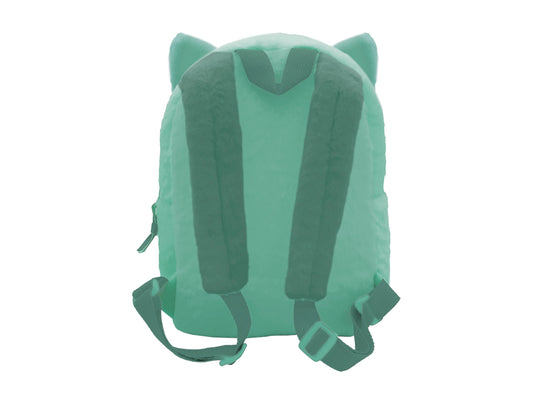 Mochila de peluche Pokémon Bulbasaur de 30 cm — vista trasera