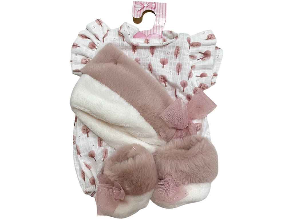 Ropa para muñeca de 46 cm: Conjunto estampado de árboles