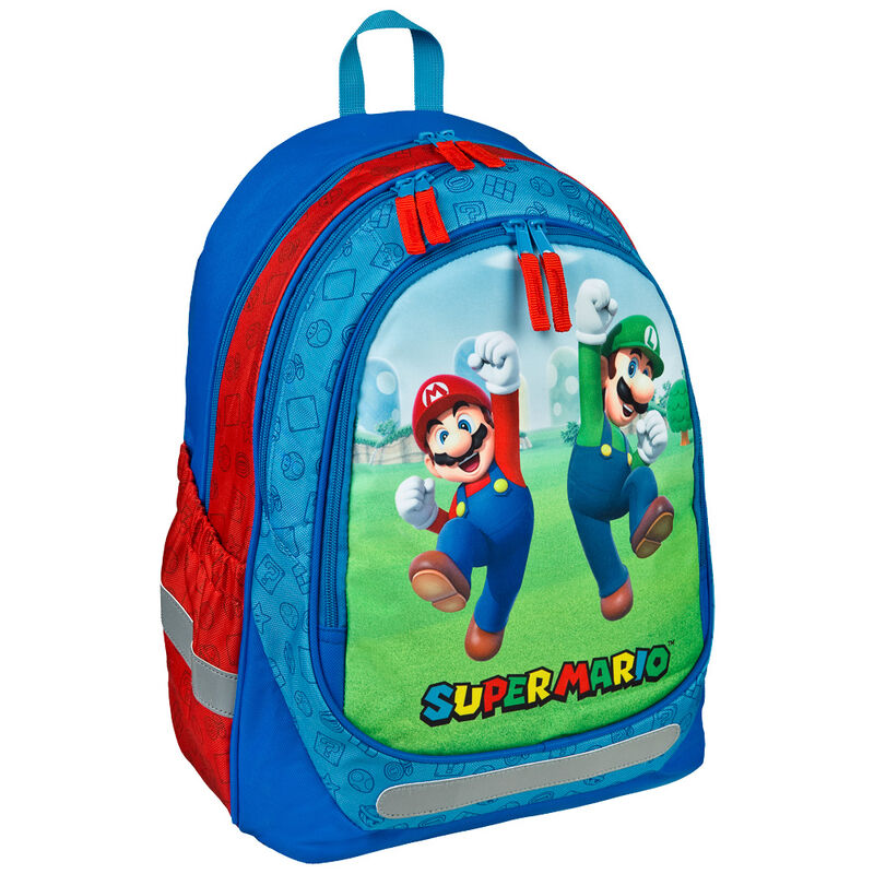 Mochila Super Mario: vista lateral
