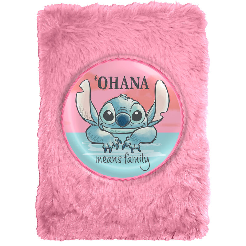 Libreta de peluche Stitch