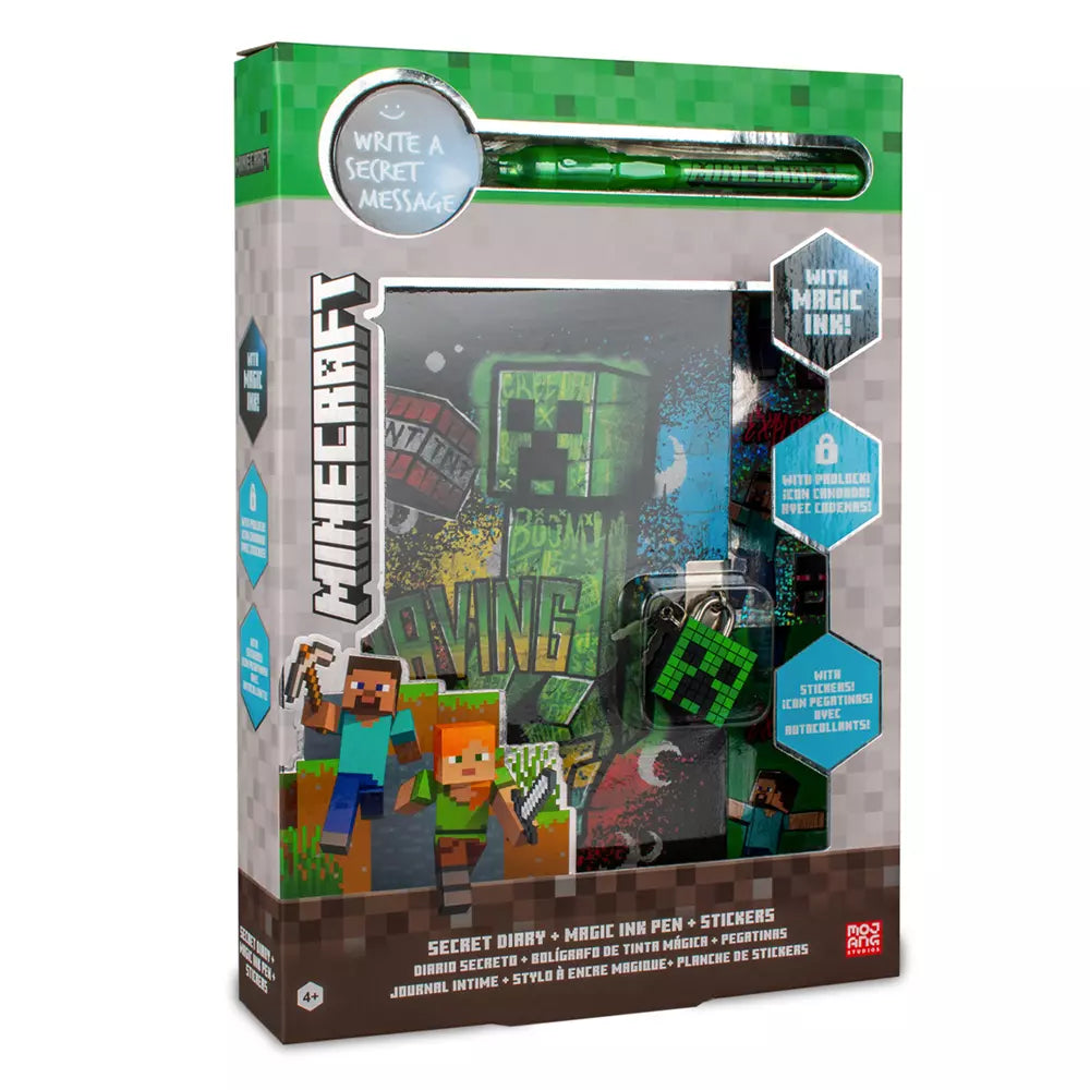 Envase original del diario Minecraft