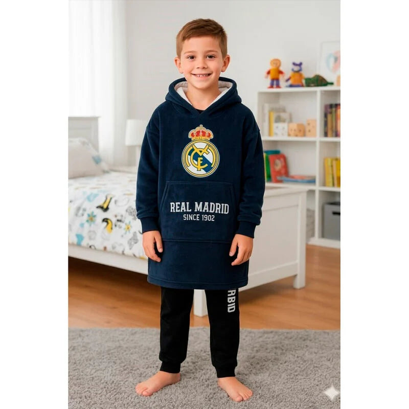 Sudadera infantil oversize Real Madrid – Talla única – vista del producto