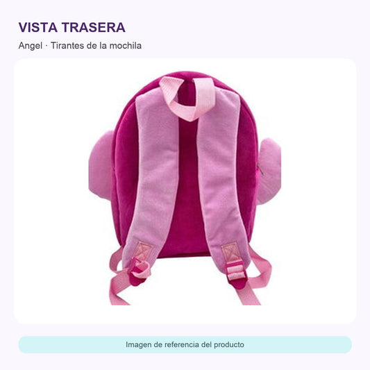 Vista trasera de la mochila Angel, recorte de la fotografía original