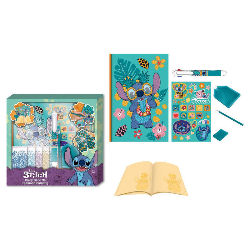 Set de diario Stitch