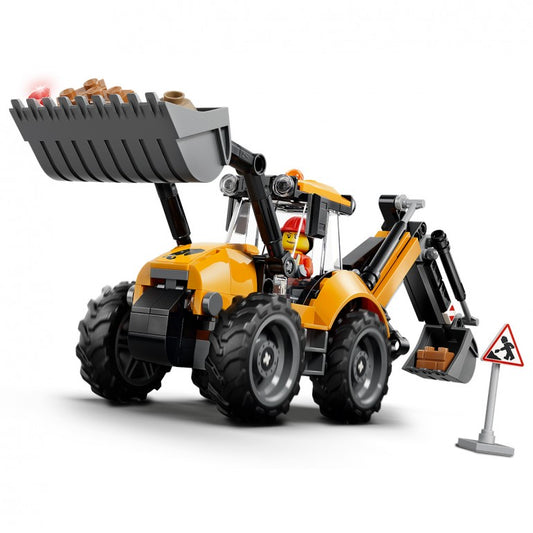 LEGO City – Cargadora retroexcavadora amarilla (60480) - vista 1