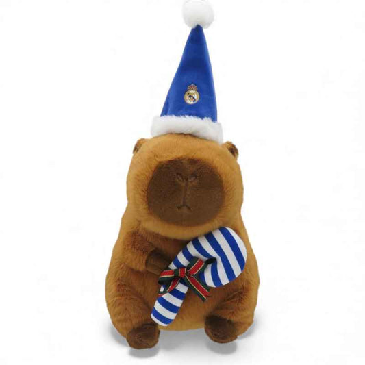 Peluche Capibara de Navidad · Real Madrid
