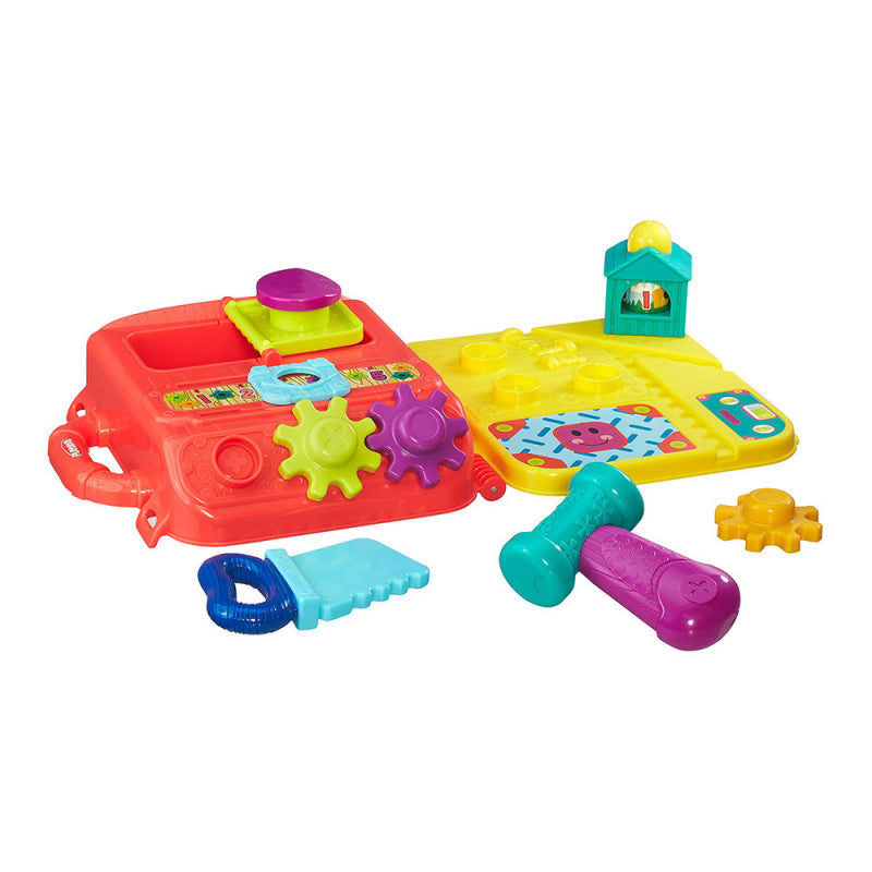Taller Playskool Pretend 'n Go — abierto con accesorios