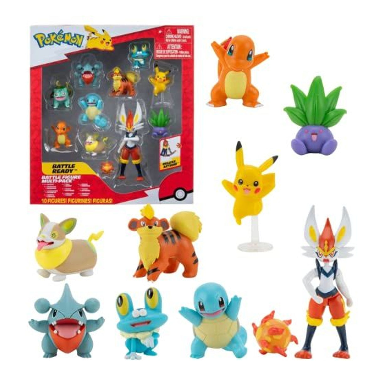 Pokémon Battle Figure, pack de 10 figuras