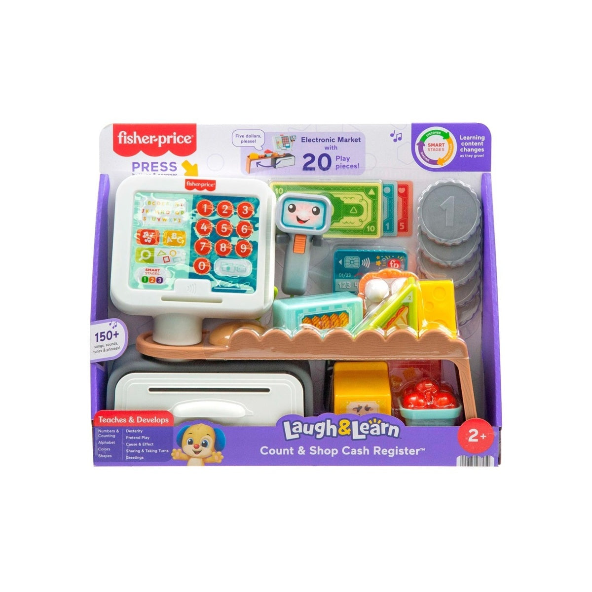 Fisher-Price: caja registradora Ríe y Aprende