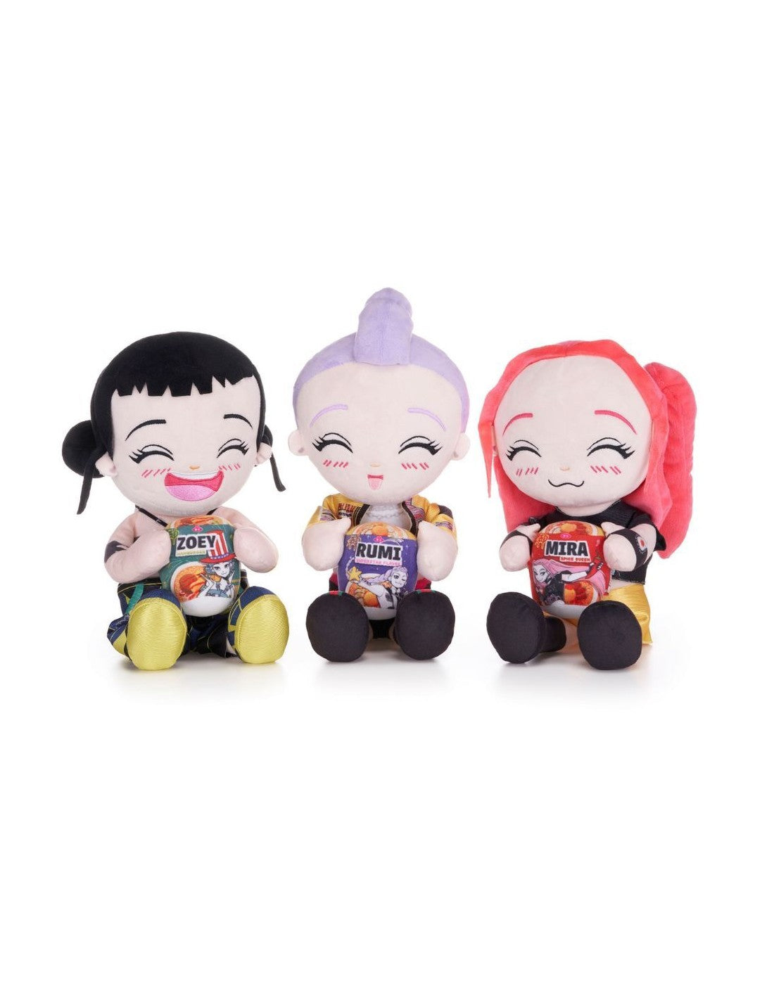 Peluche K-Pop Demon Hunters 30 cm — Rumi, Mira y Zoey