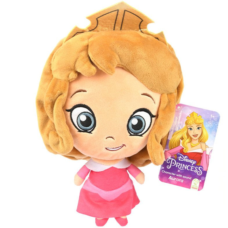 Peluche Aurora con sonido · Disney Princess · 28 cm · fotografía original nítida