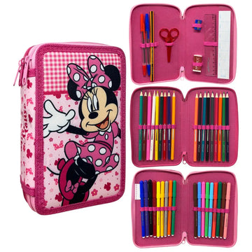 Estuche de 3 pisos Minnie