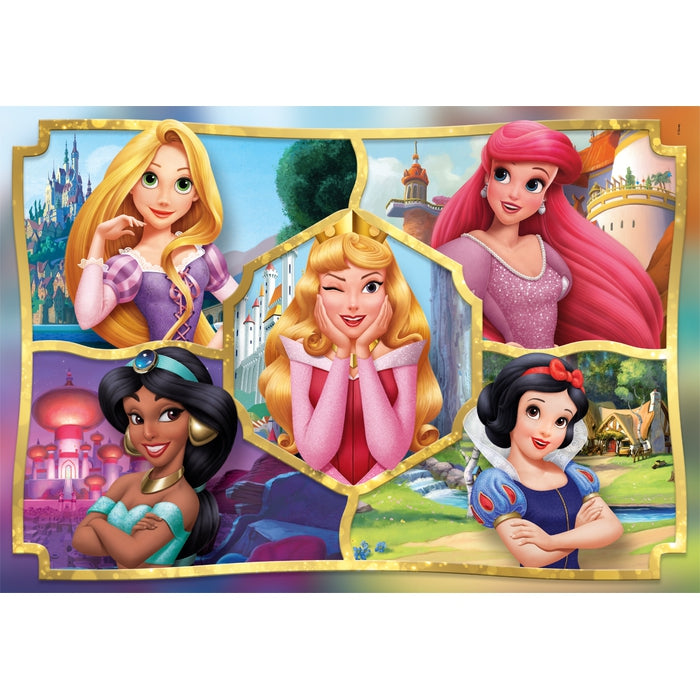Puzzle Princesas Disney de 104 piezas · Clementoni — imagen del puzzle