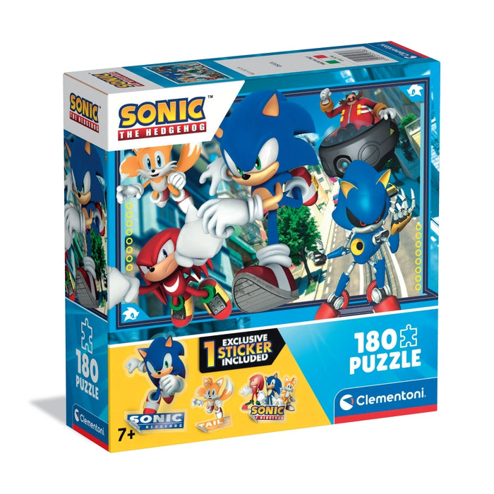 Puzzle Sonic 180 piezas · Clementoni 29798