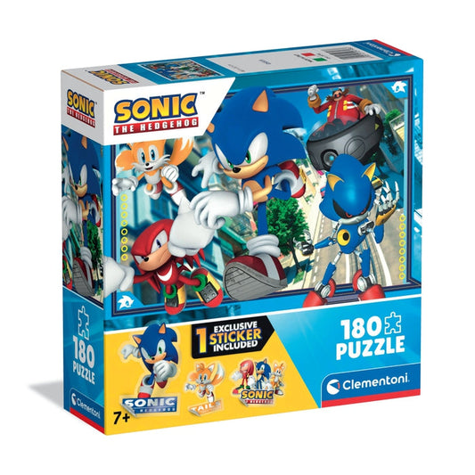 Puzzle Sonic 180 piezas · Clementoni 29798