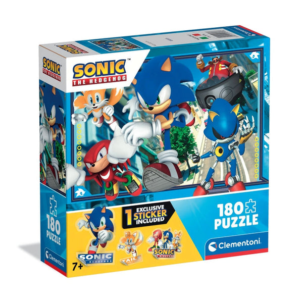 Puzzle Sonic 180 piezas · Clementoni 29798