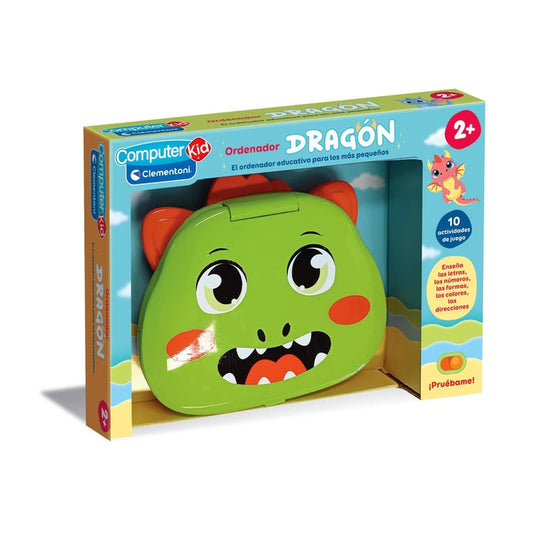 Ordenador educativo Dragón Clementoni — detalle o uso