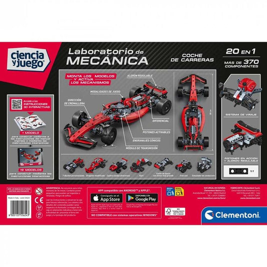Clementoni Laboratorio de Mecánica – Coche de carreras