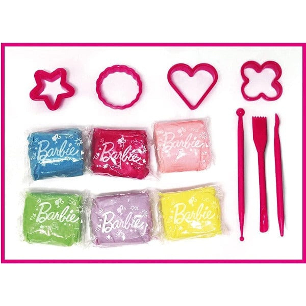 Barbie: mochila con pasta de modelar y accesorios