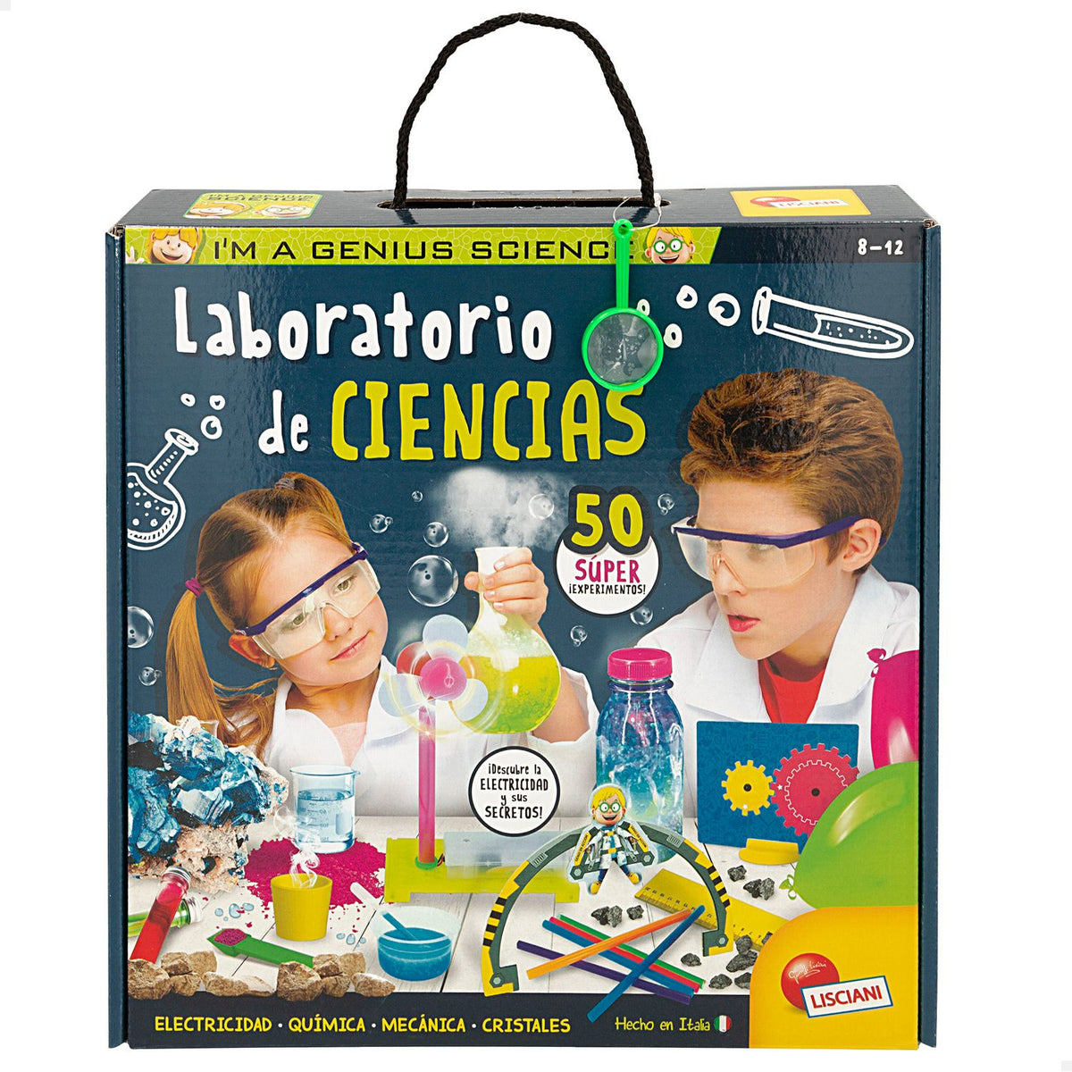 Pequeño Genio – Laboratorio de ciencias – vista y contenido