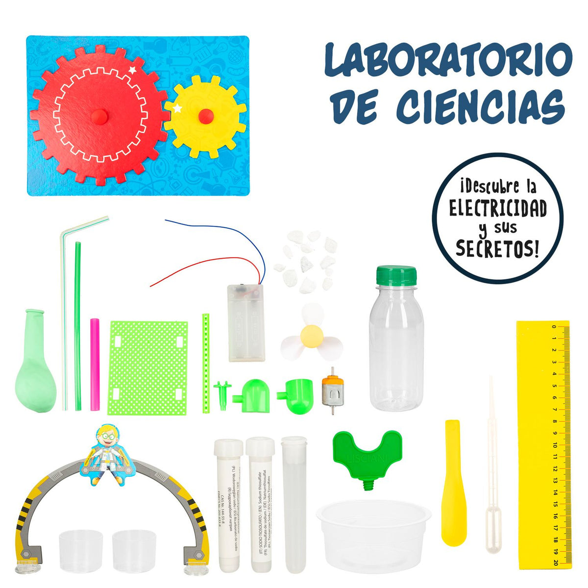Pequeño Genio – Laboratorio de ciencias – vista y contenido