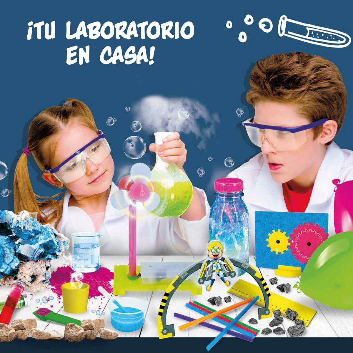 Pequeño Genio – Laboratorio de ciencias – vista y contenido
