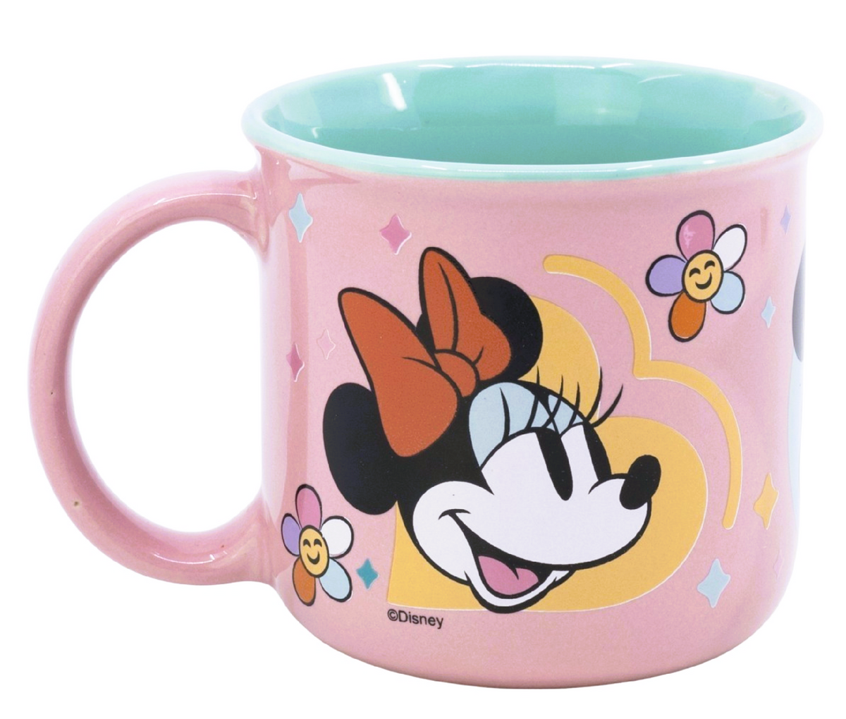Taza Minnie Mouse Full Deco de cerámica · 355 ml