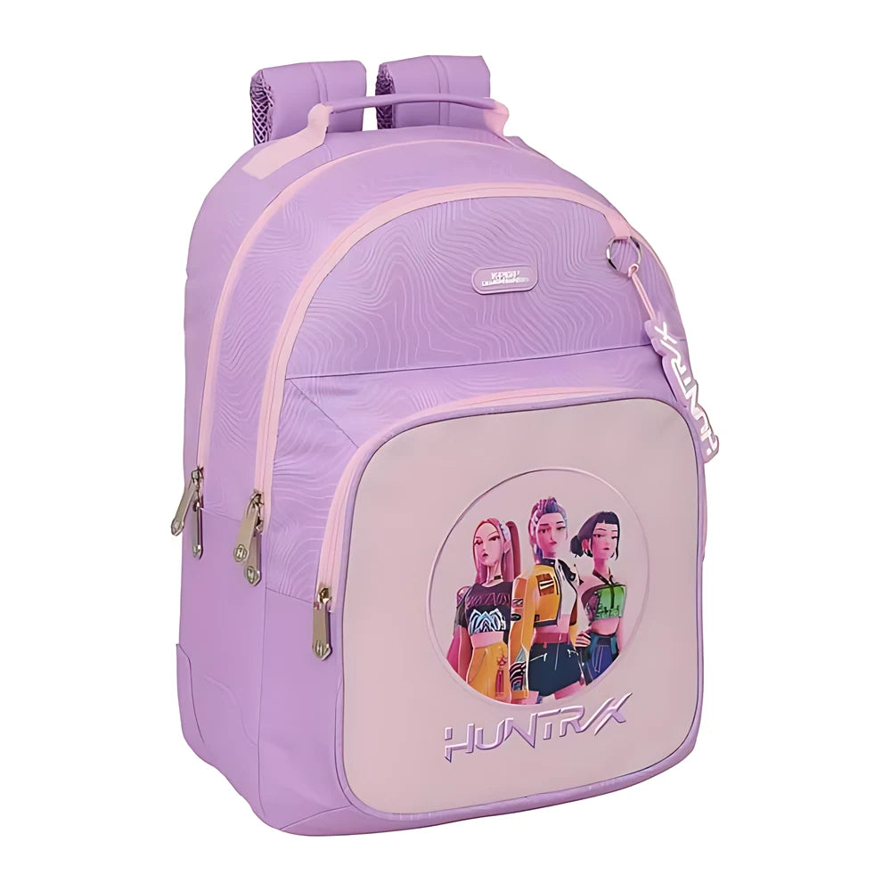 Mochila K-Pop Demon Hunters doble adaptable a carro
