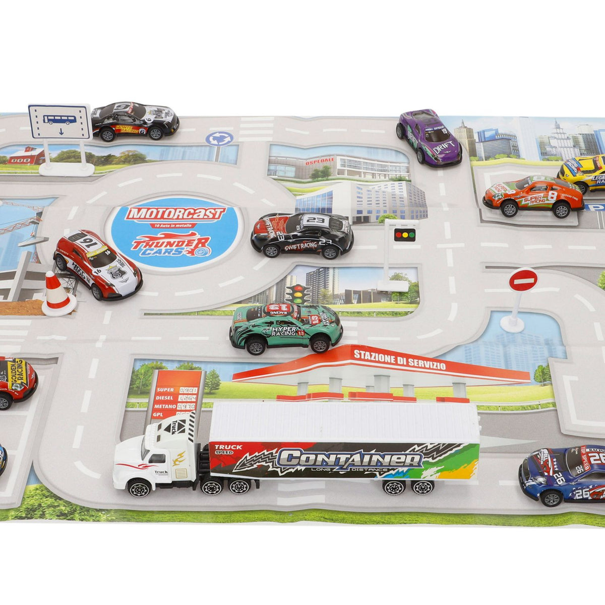 Speed Go – Set de 13 coches de metal – contenido y detalles