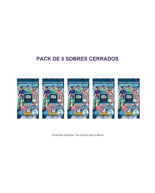 Panini Megacracks 2026/27 — pack de 5 sobres cerrados