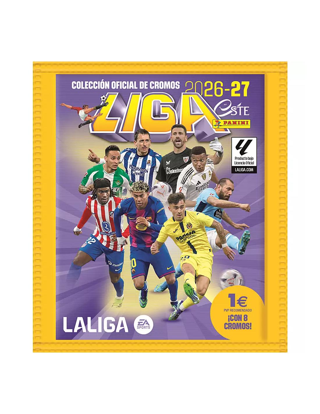 Panini Liga Este 2026/27 — pack de 5 sobres cerrados